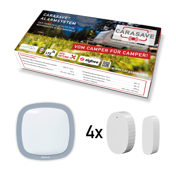 Carasave alarmcentrale versie 2.0 met GPS functie